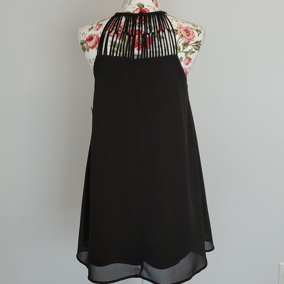 Lulu's Tell Me Black Swing Dress - Picture 4 of 9